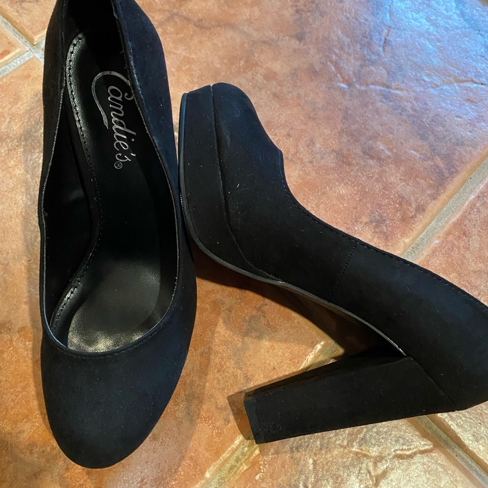 Candie’s Suede Heels